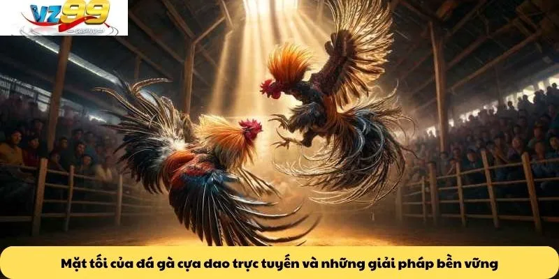 Đá gà cựa dao 4 Mặt tối của đá gà cựa dao trực tuyến và những giải pháp bền vững