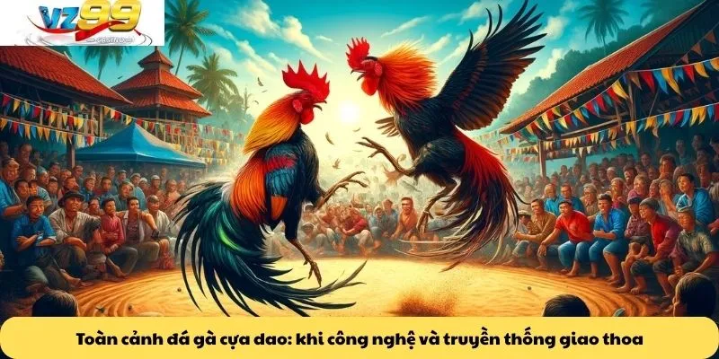 Đá gà cựa dao 2 Toàn cảnh đá gà cựa dao: khi công nghệ và truyền thống giao thoa