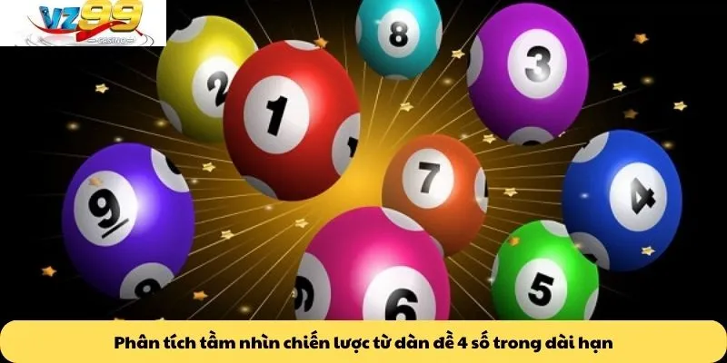 Phân tích tầm nhìn chiến lược từ dàn đề 4 số trong dài hạn