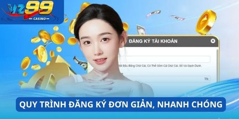 Đăng ký 2 Quy trình đăng ký đơn giản, nhanh chóng trong 60 giây